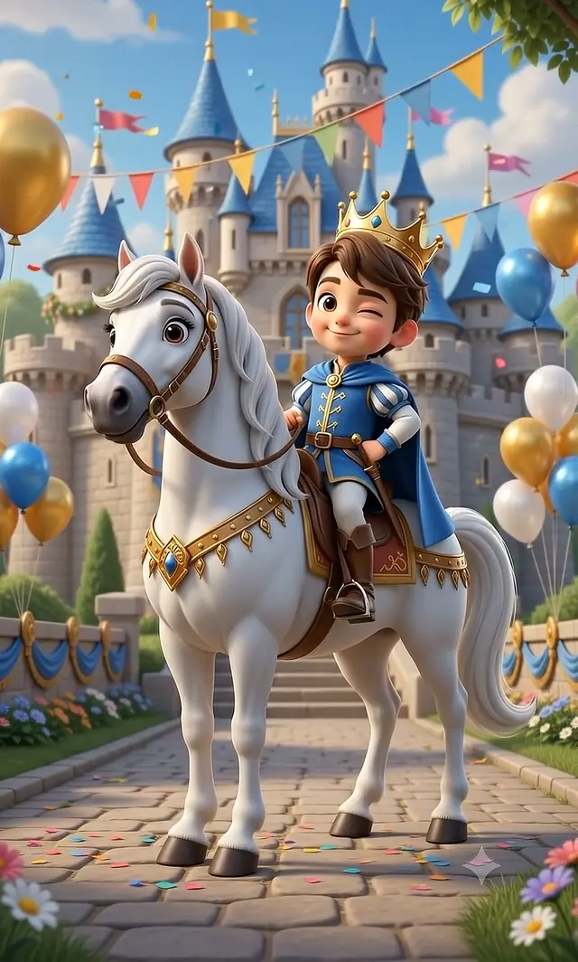Royal Prince — kids birthday invitation film